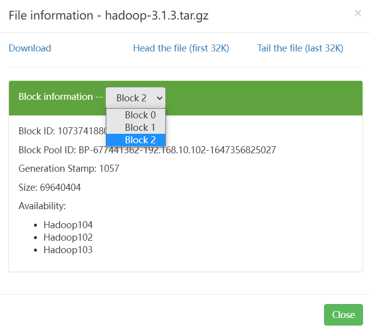 File block
